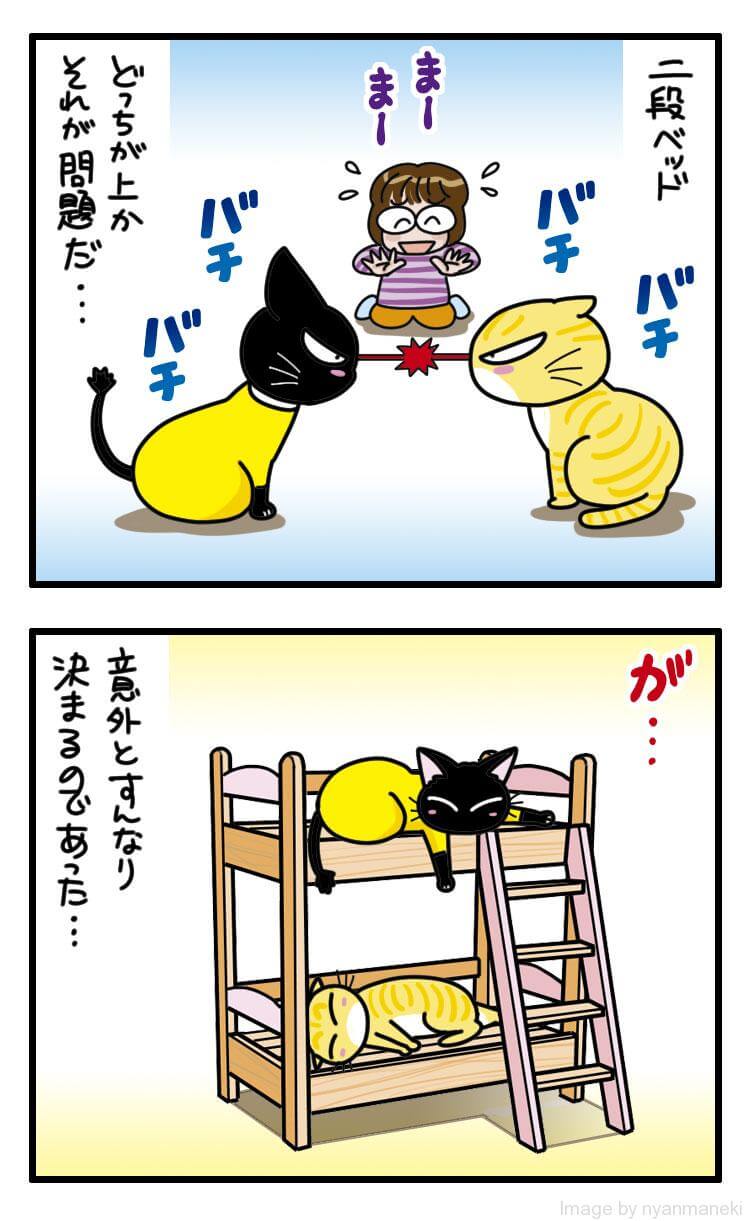 木製2段ベッド「Cat Bed」